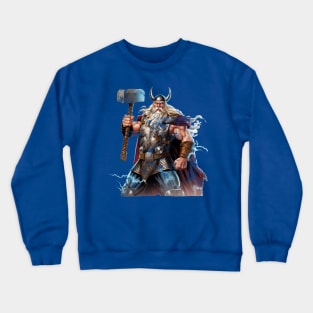 Thor, god of Thunder graphic design t-shirt Crewneck Sweatshirt